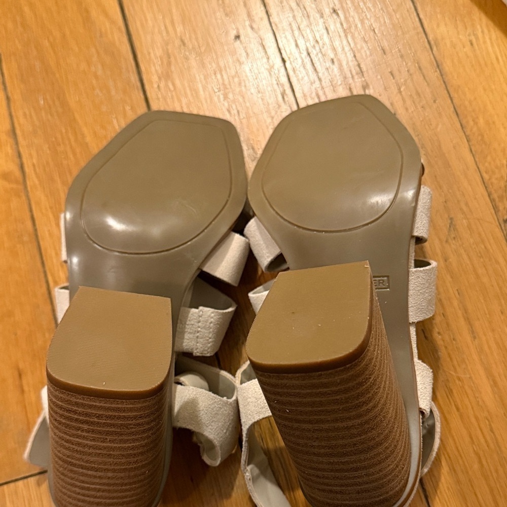 Marc Fisher Women's Tan Strappy Sandals - Picture 3 of 4